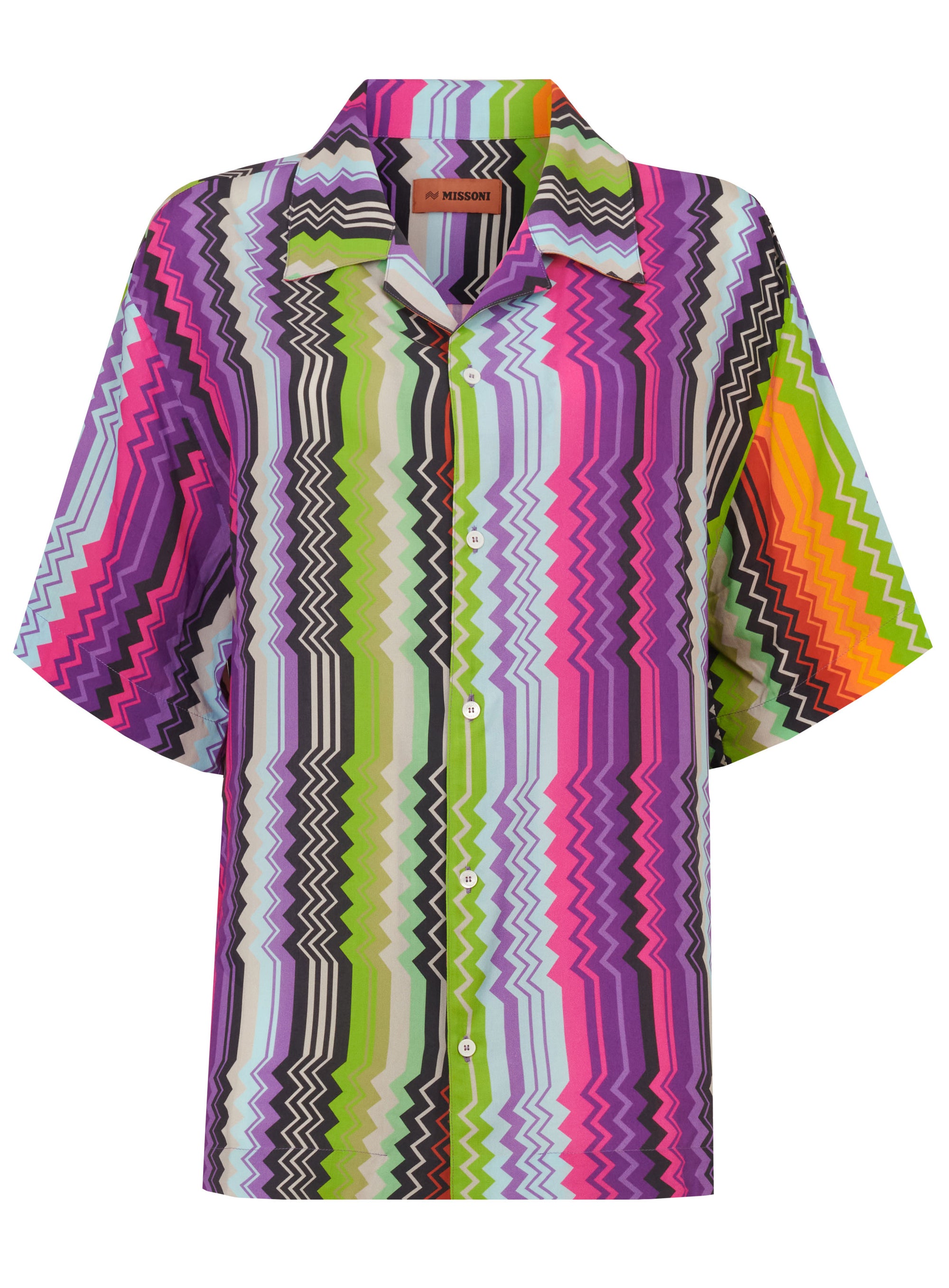 WOVEN SHORT SLEEVE SHIRT - MULTI