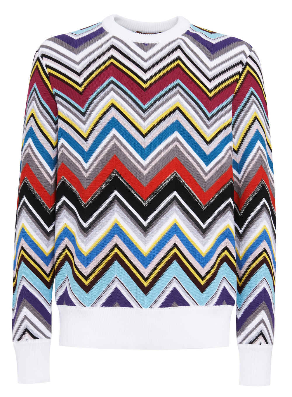 MISSONI Fisherman Cotton Crewneck Sweater - Multi
