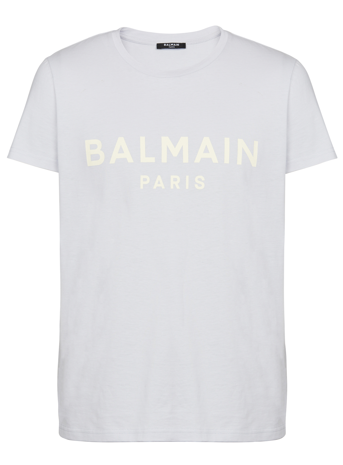 BALMAIN PRINTED T-SHIRT CLASSIC FIT - SEL BLUE