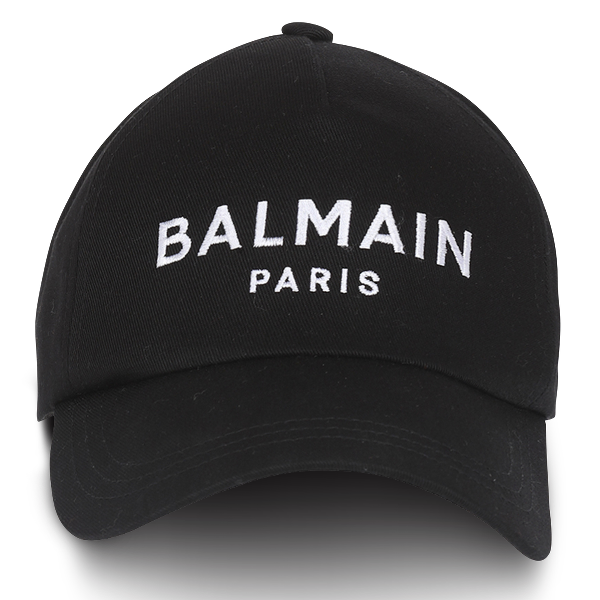 BALMAIN COTTON CAP - BLACK