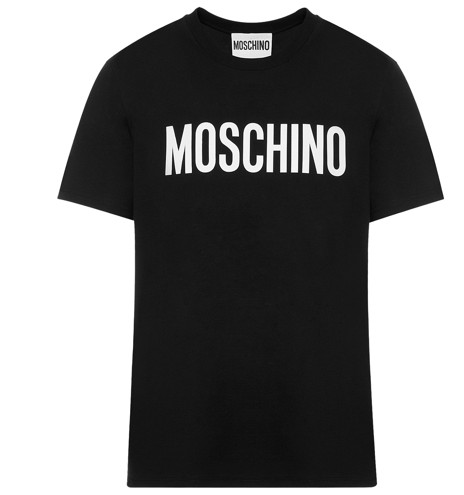 Moschino logo t-shirt in black – view 1 of 2