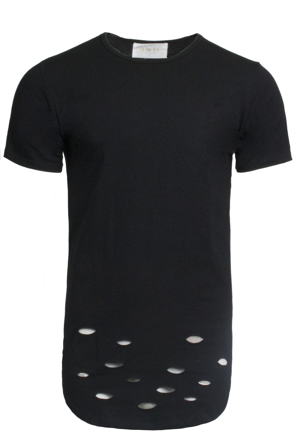 Alibi Paris Men's Distressed Tee in black – view 1 of 2