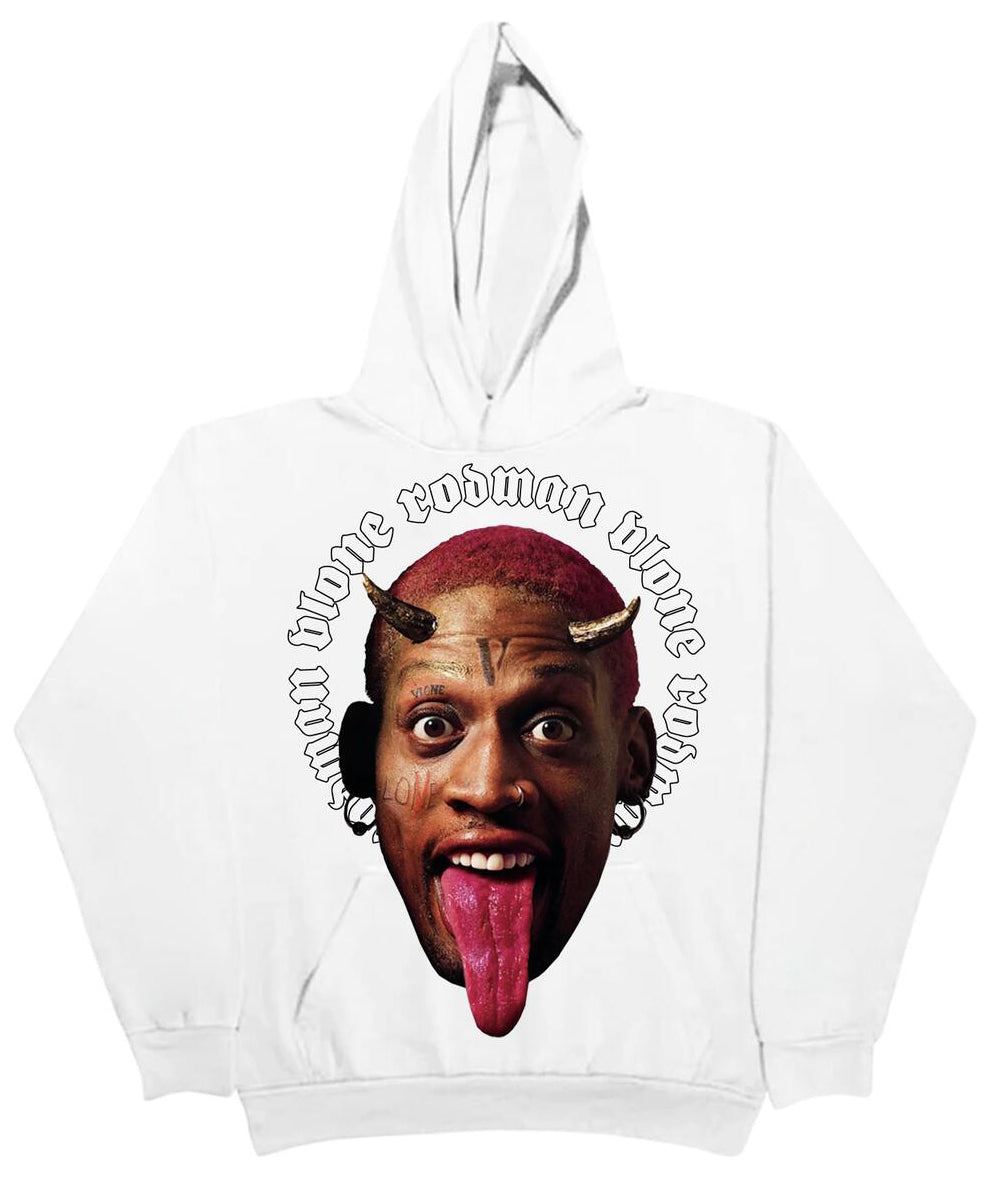 Vlone x Rodman Angel vs Demon Hoodie in white – view 1 of 2