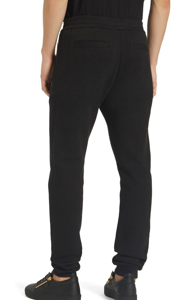 Asher Jogger With Logo - Black