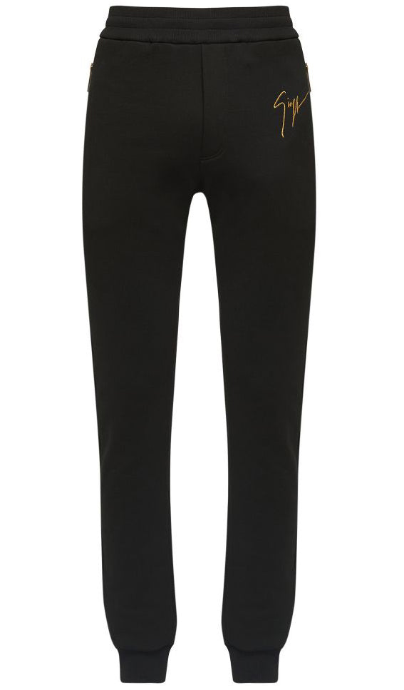 Asher Jogger With Logo - Black