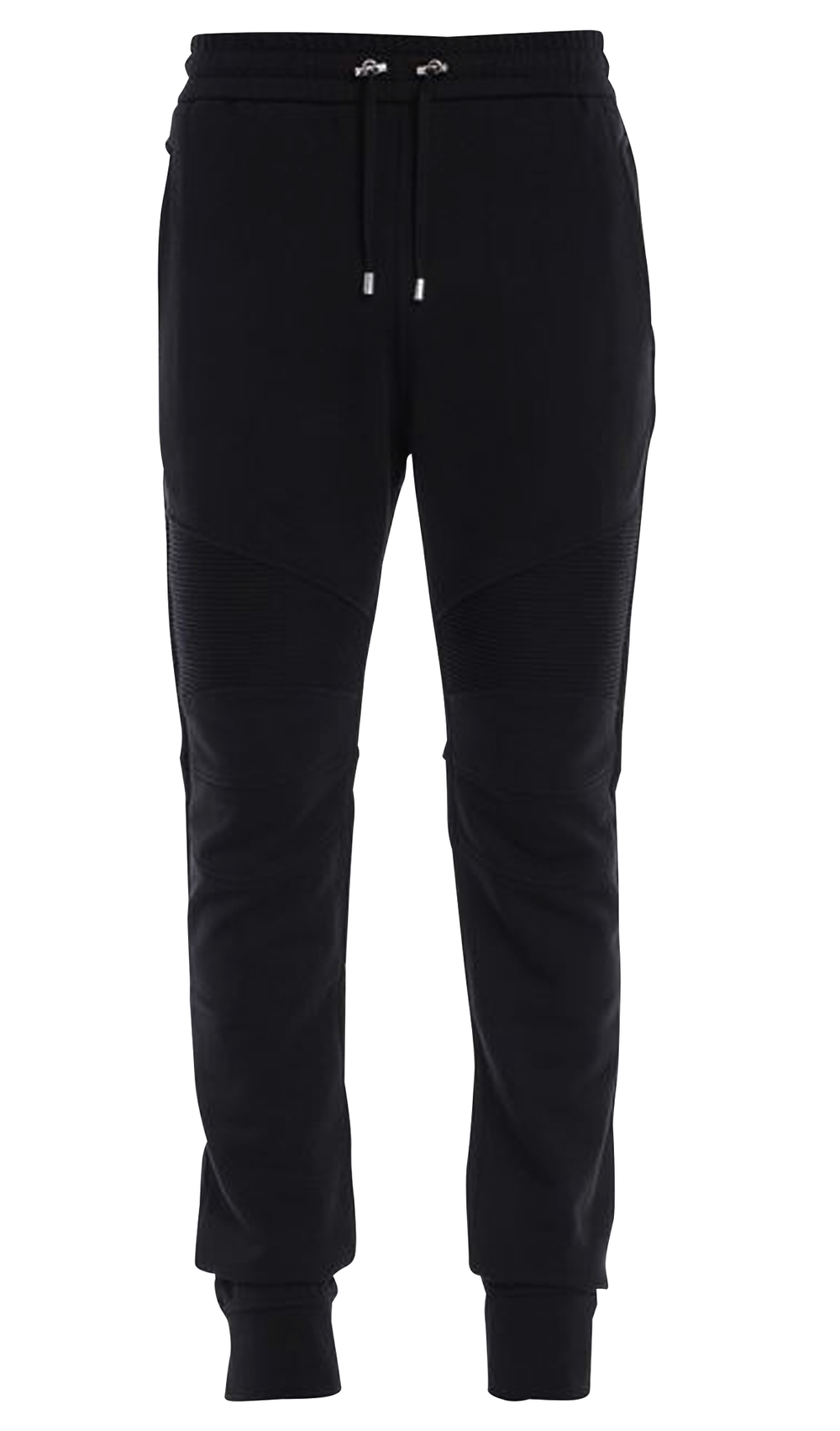 Balmain Ribbed Printed Sweatpants in noir/blanc – view 1 of 3