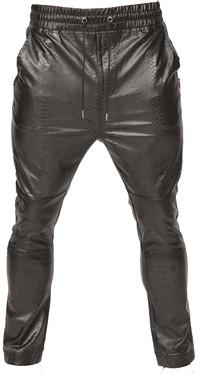 Black Kaviar Leather Pants
