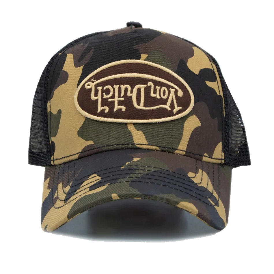 Von Dutch Brown Rambo Camo Trucker in brown camo – view 1 of 1