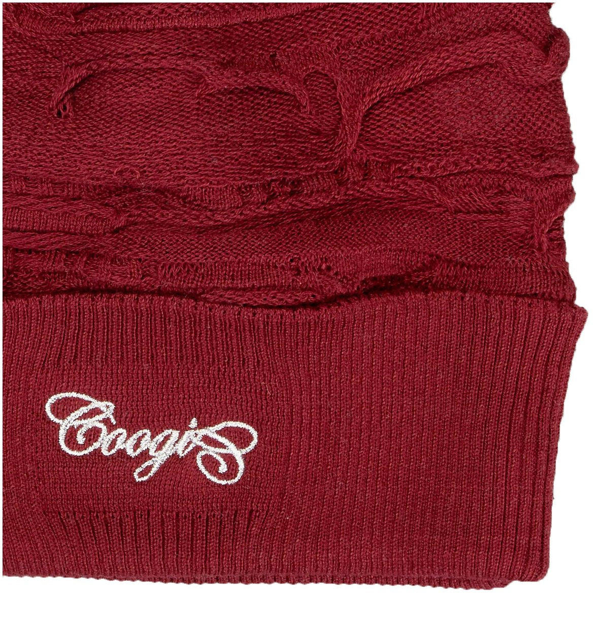 Coogi Solid Burgundy Hoody