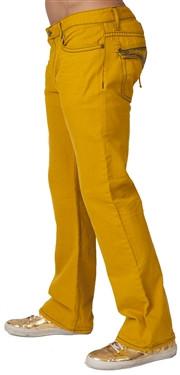 Robin's Jean In Mustard (Blue Swarovski)