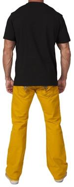 Robin's Jean In Mustard (Blue Swarovski)