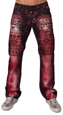 Robin's Jean In Sioux Print (Black Diamond Swarovski)