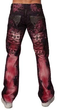 Robin's Jean In Sioux Print (Black Diamond Swarovski)