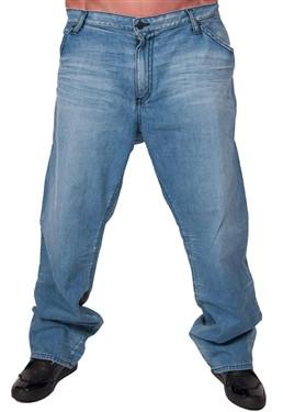 Robin's Jean Big and Tall In Medium Denim (Black/Clear Swarovski)