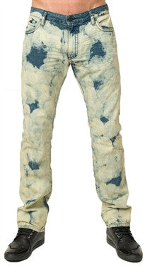 Robin's Jean In Bleach Acid (Clear/Aquamarine Swarvoski)