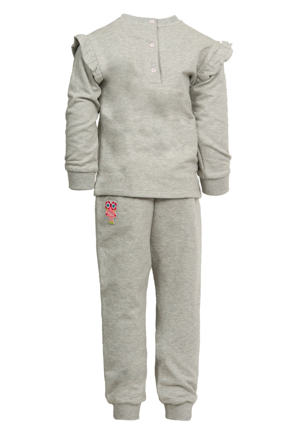 Girls Flower Jogging Set