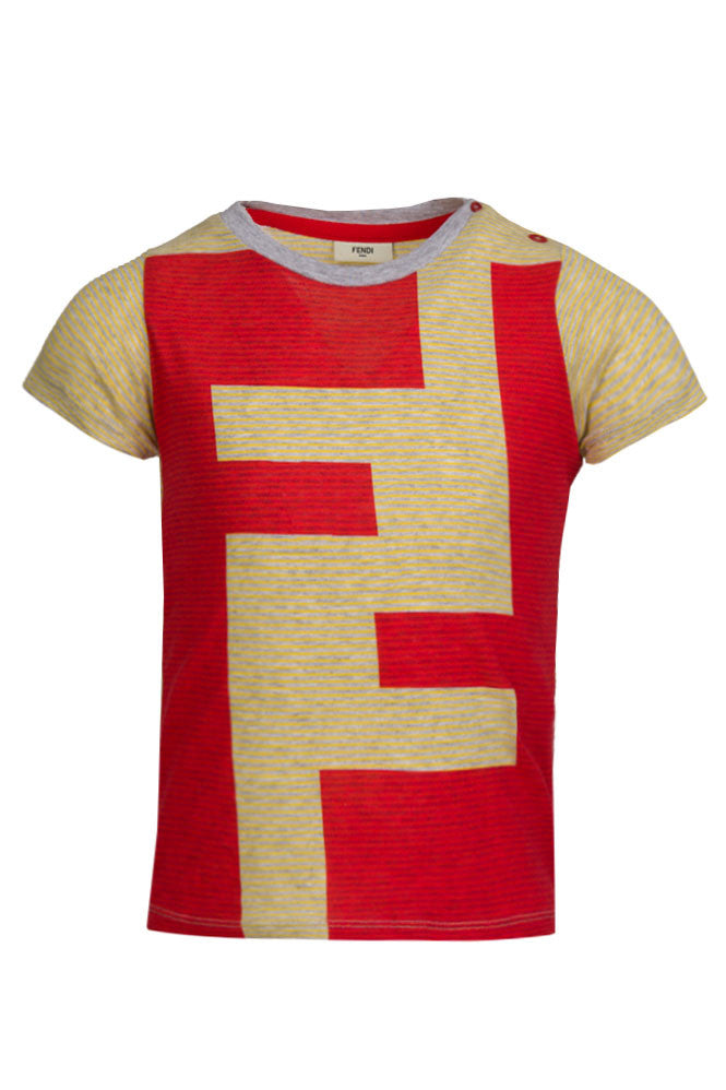 FF Boys Yellow Striped Tee