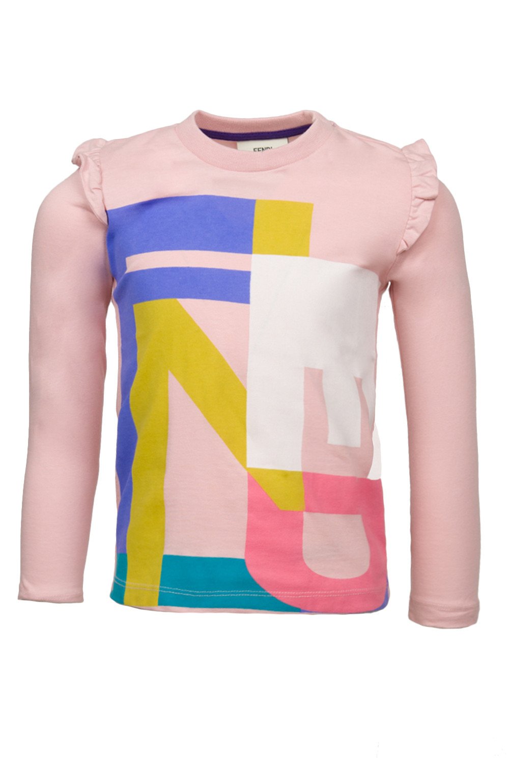 Girls Logo Ruffle Long Sleeve