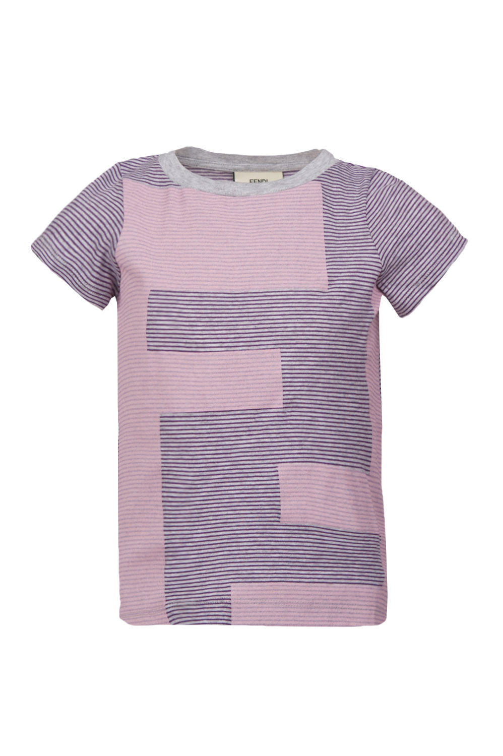 Girls FF Pink Striped Tee