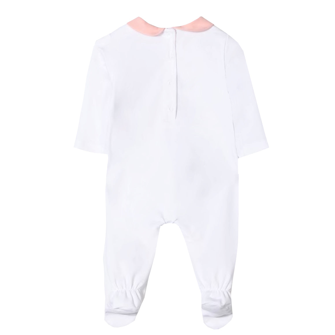 Fendi | Baby Girl Heart Logo Footie