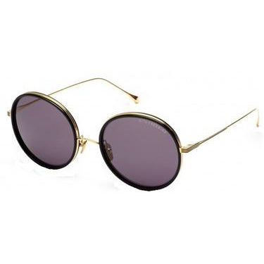DITA Freebird round sunglasses in black and gold – view 2 of 2