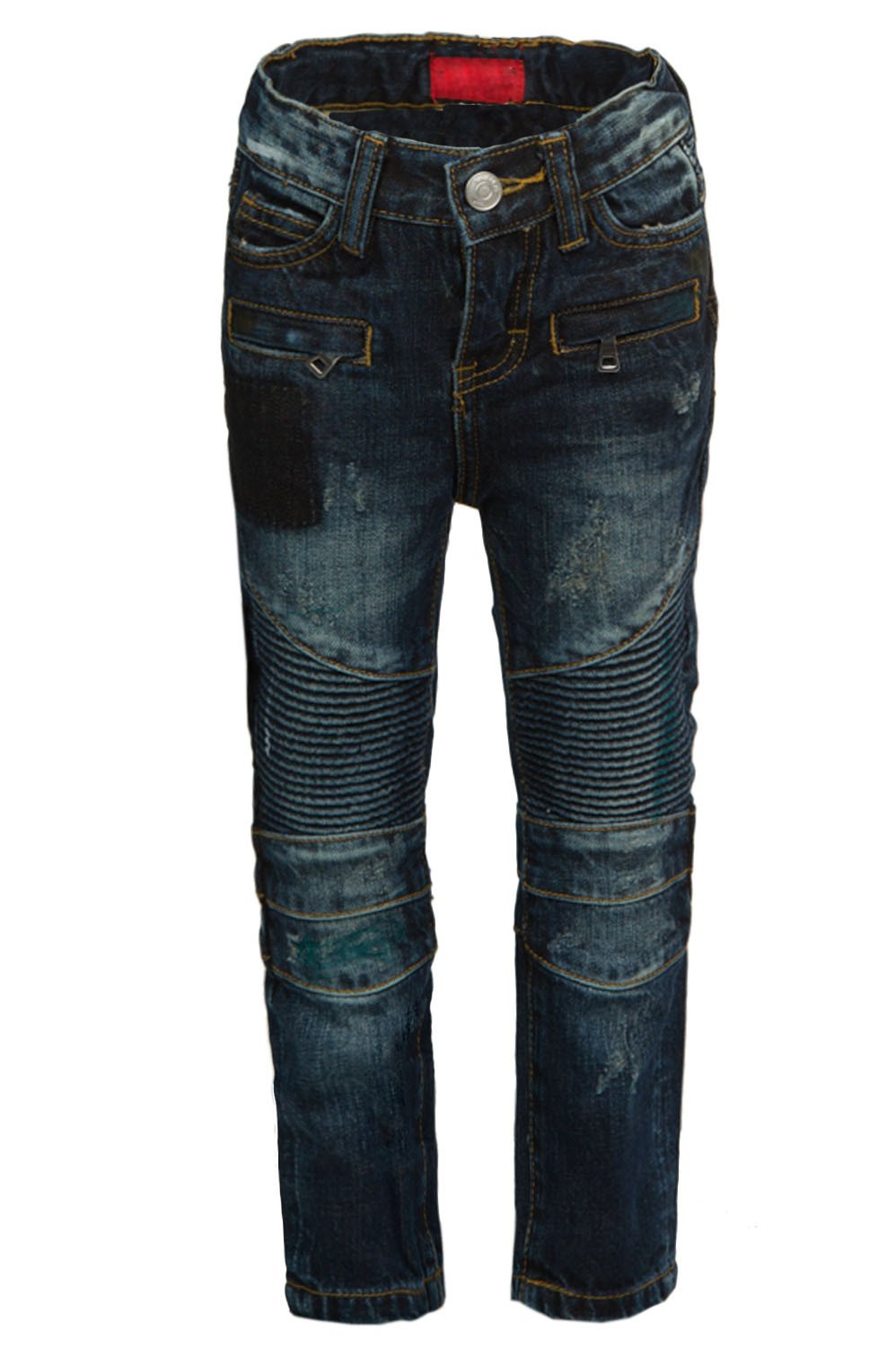 Clayton Patch Biker Denim