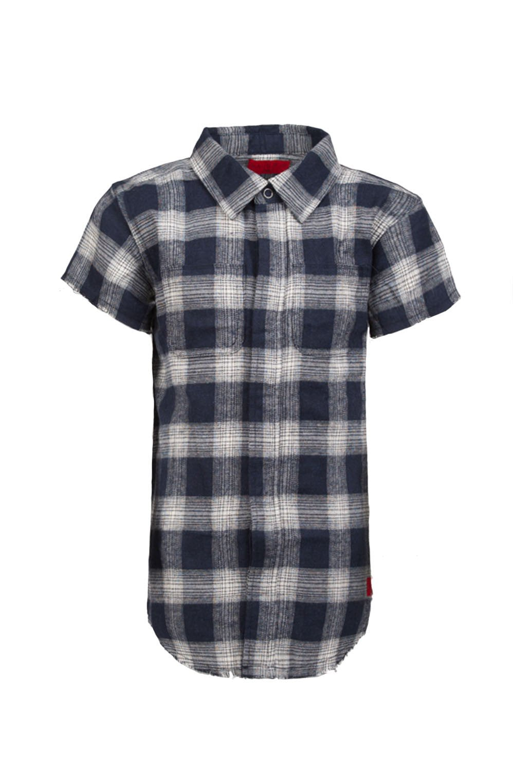 Marcus Navy Plaid Shirt