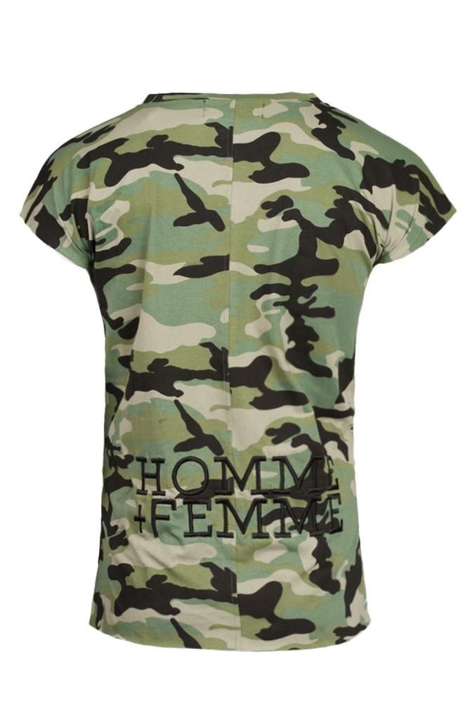 Homme + Femme Light Camo Muscle Tee in light camo – view 2 of 2