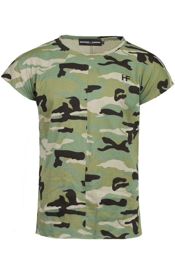 Homme + Femme Light Camo Muscle Tee in light camo – view 1 of 2