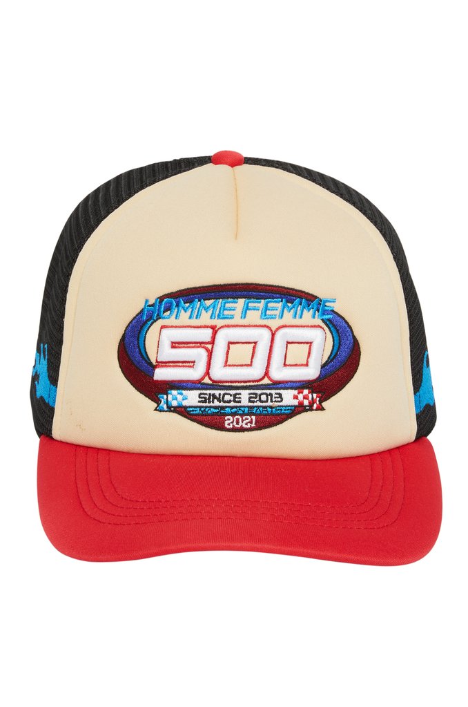 Homme + Femme 500 Crew Trucker Black Red Cream – view 2 of 4