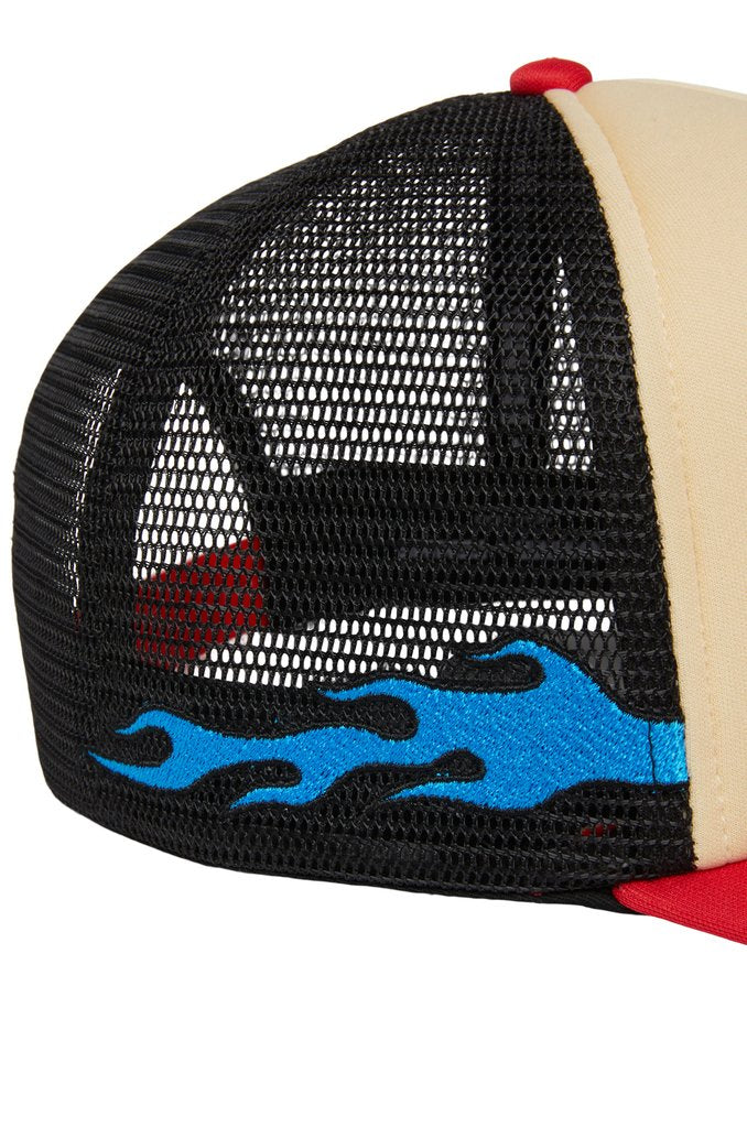 Homme + Femme 500 Crew Trucker Black Red Cream – view 4 of 4