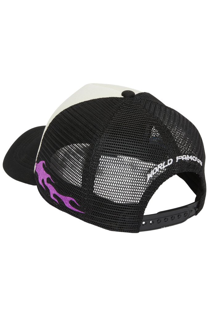 Homme + Femme 500 Crew Trucker Hat - Black and Grey – view 3 of 4
