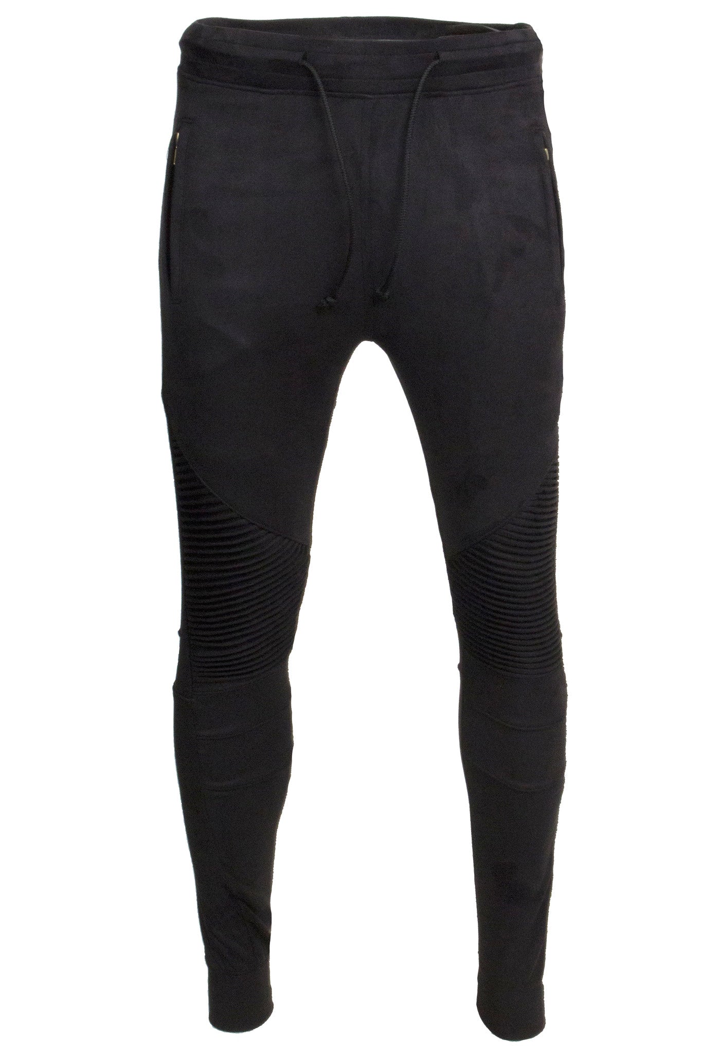 Kash suede joggers in black