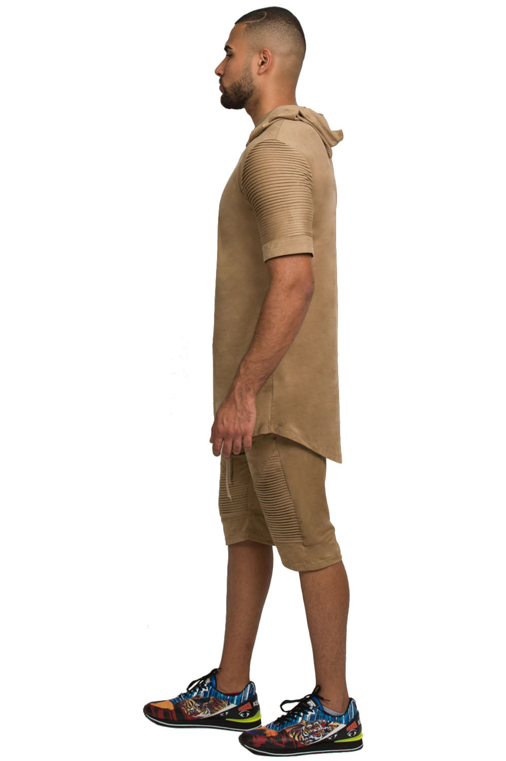 Kash Suede Camel Shorts – view 6 of 9