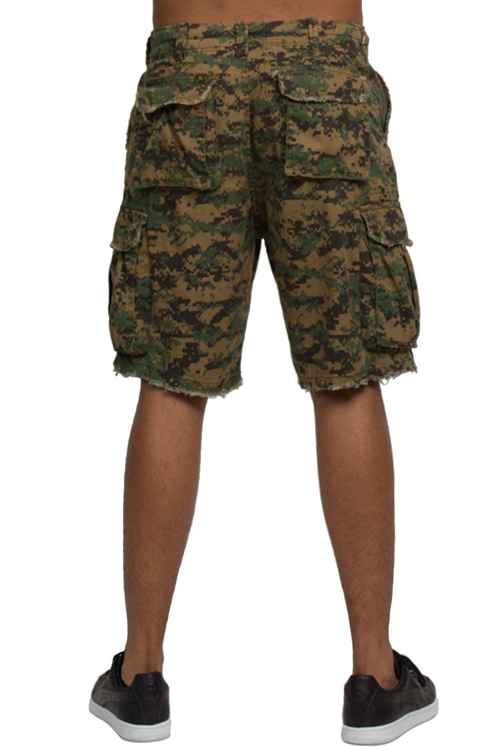 Digital Camo Cargo Shorts