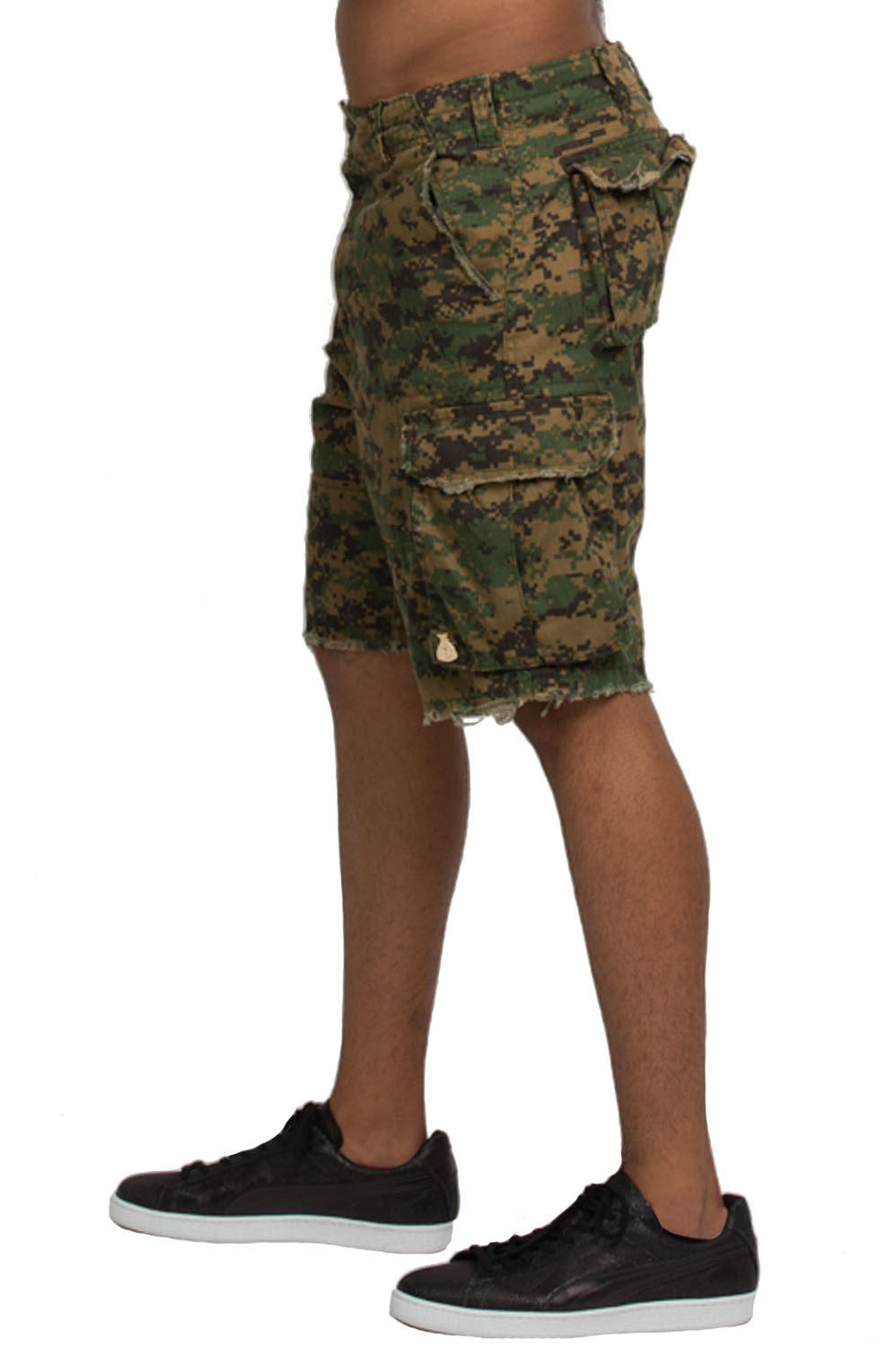 Digital Camo Cargo Shorts