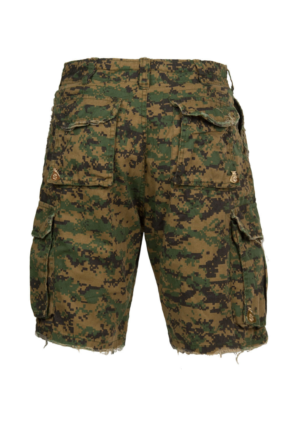 Digital Camo Cargo Shorts
