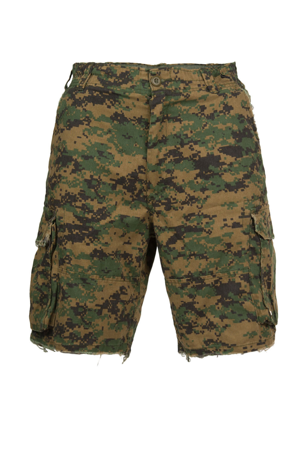 Digital Camo Cargo Shorts