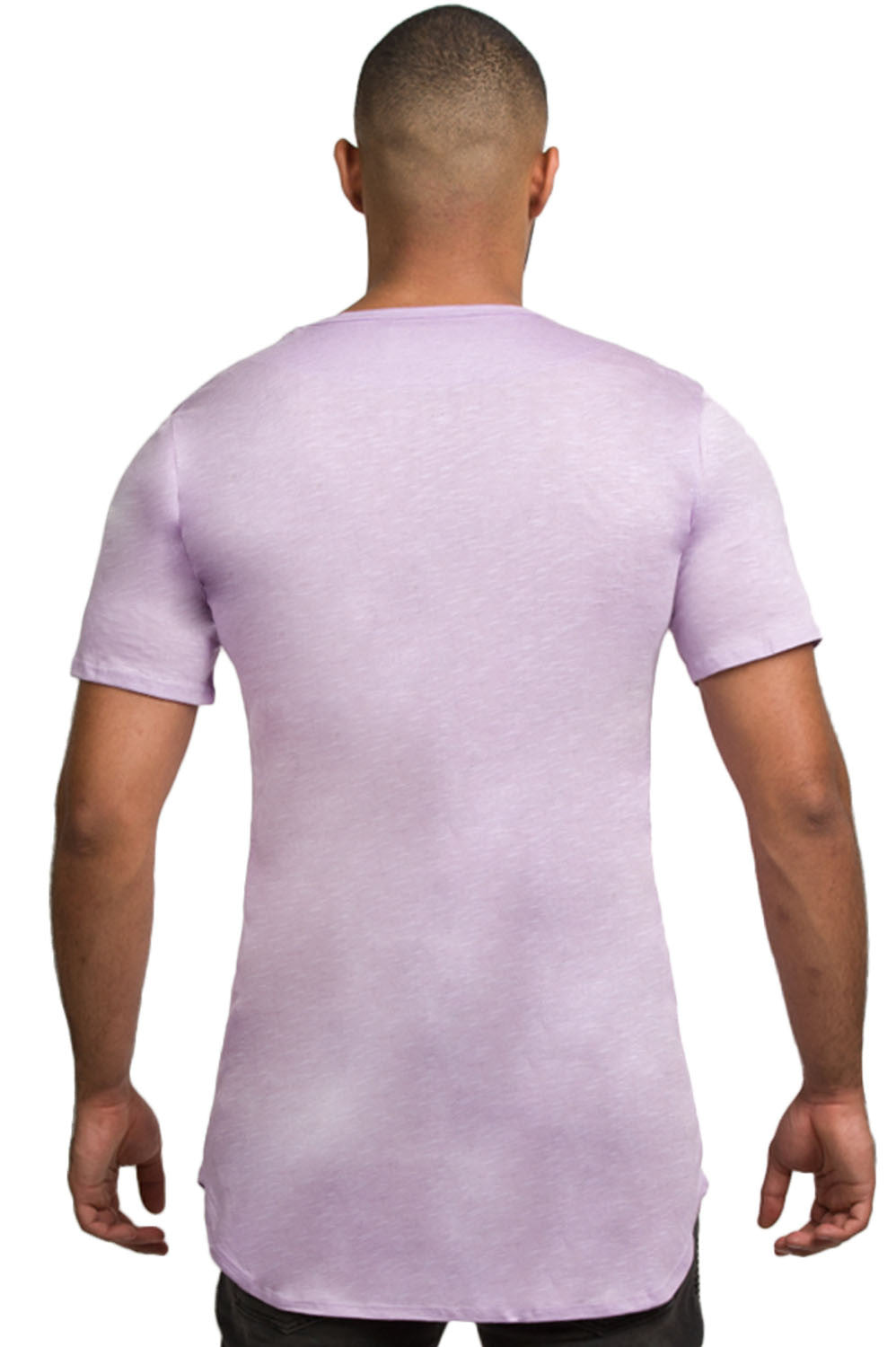 Kash Elongated Tunic in lavender – view 2 of 4