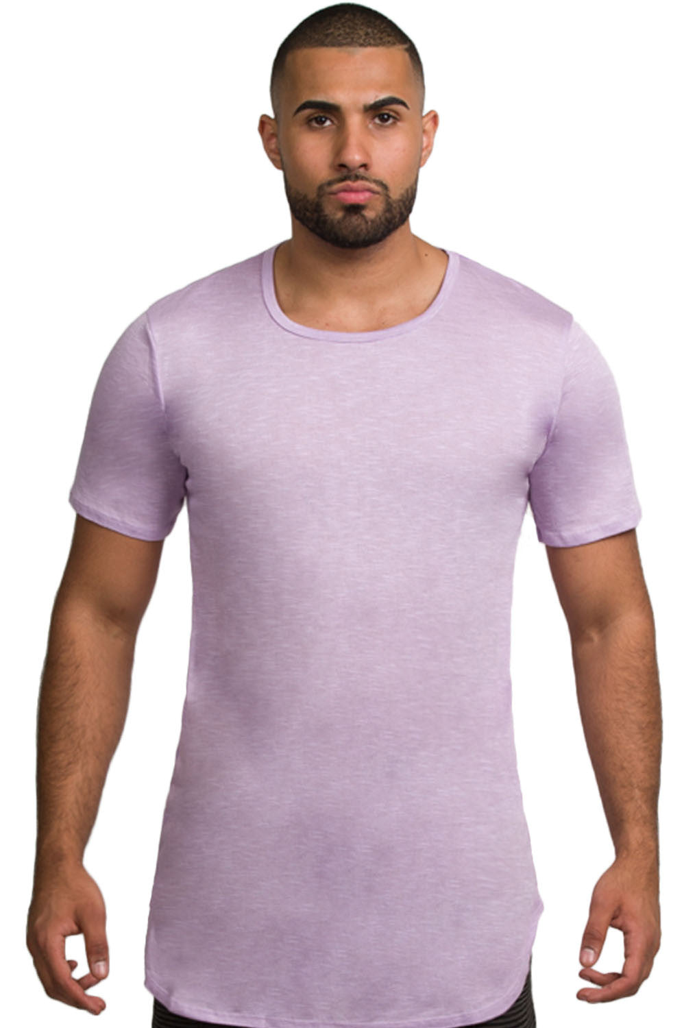 Kash Elongated Tunic in lavender – view 1 of 4
