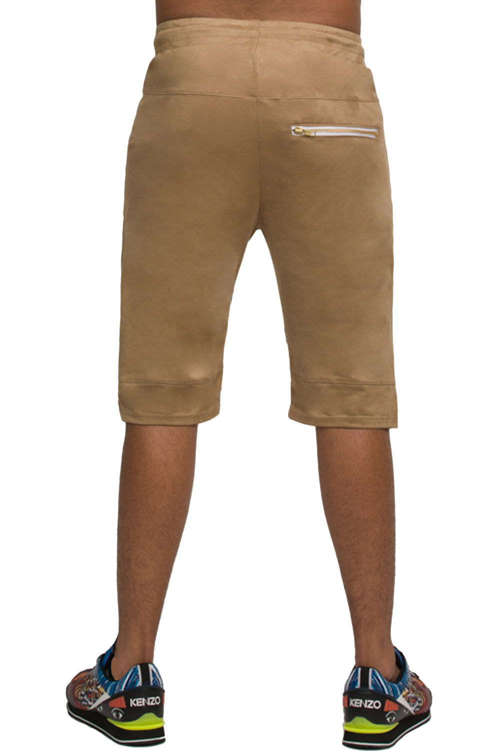 Kash Suede Camel Shorts – view 2 of 9