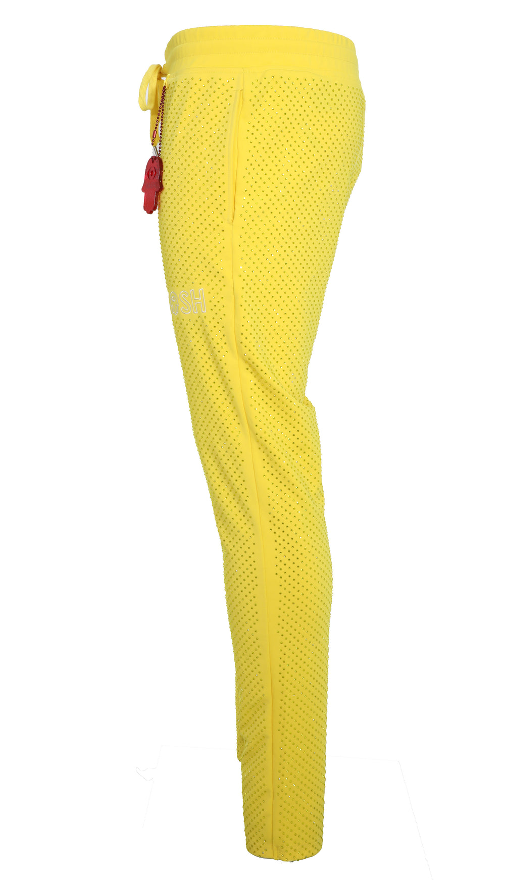 Kash All Over Diamond Track Pants in yellow – view 2 of 5