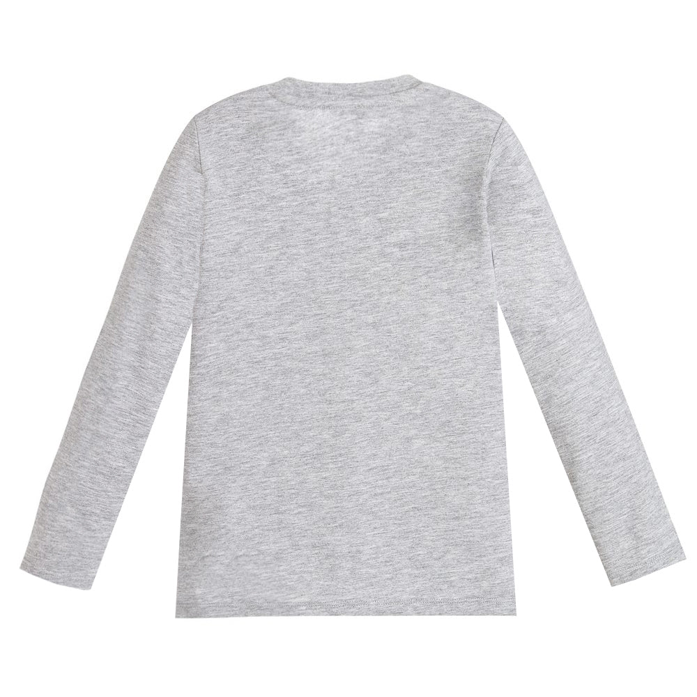 Tiger logo in blue and orange L/S Tee