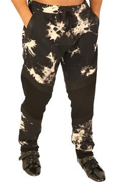 Kite Block Tie-Dye Pants in black and white – view 2 of 3