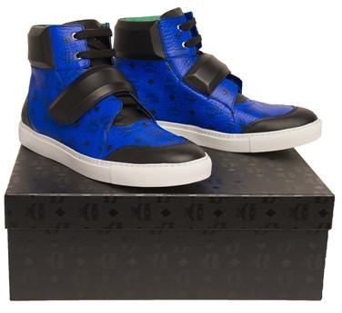 MCM High Top Sneaker (Royal Blue)