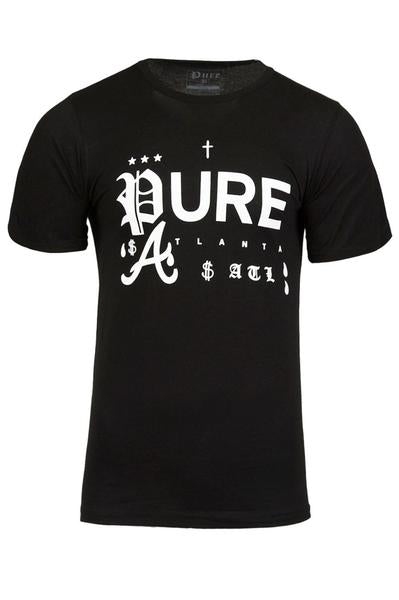 Pure Tattoo Logo Tee in black – view 1 of 2