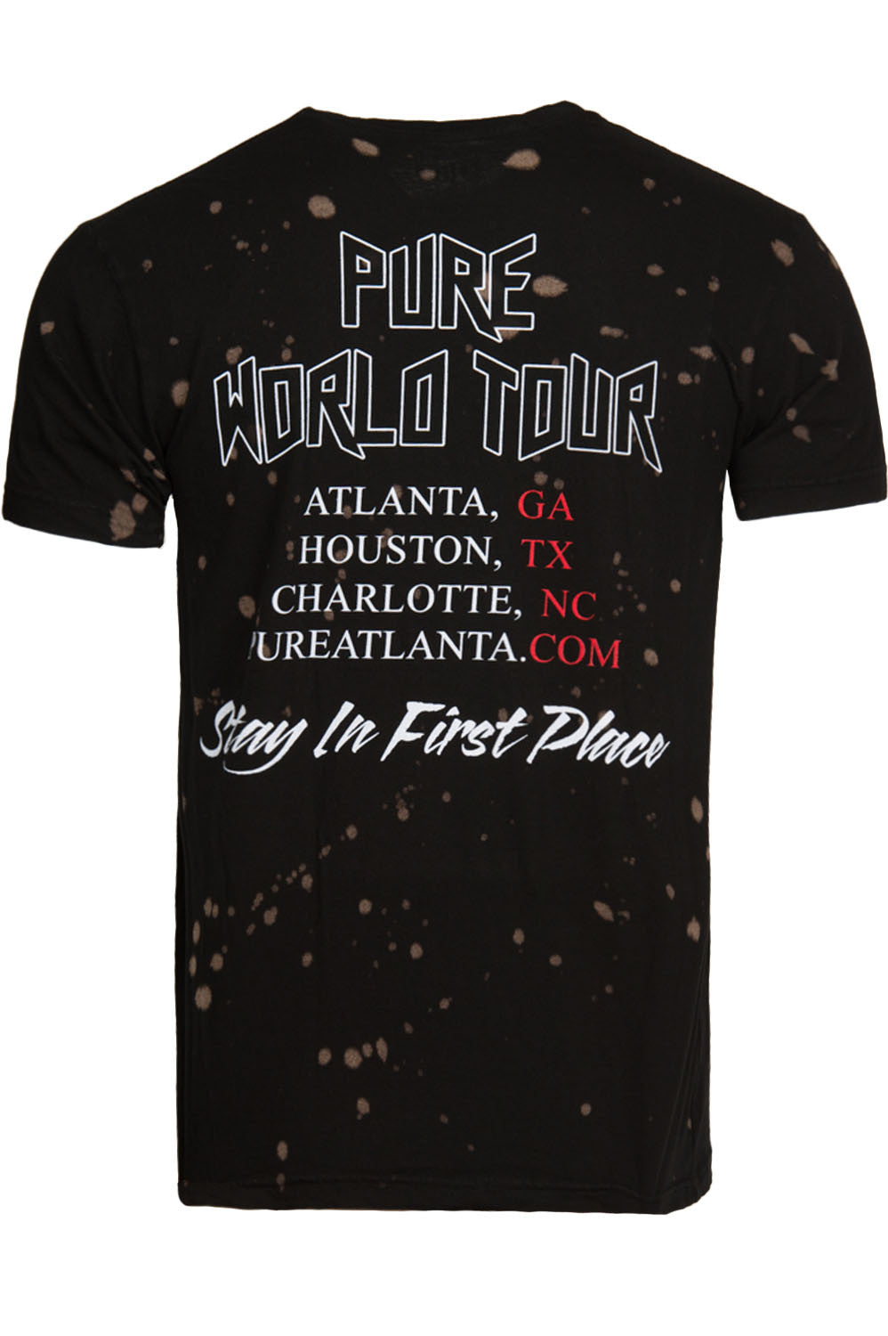 Pure World Tour Tee in acid wash – view 2 of 2