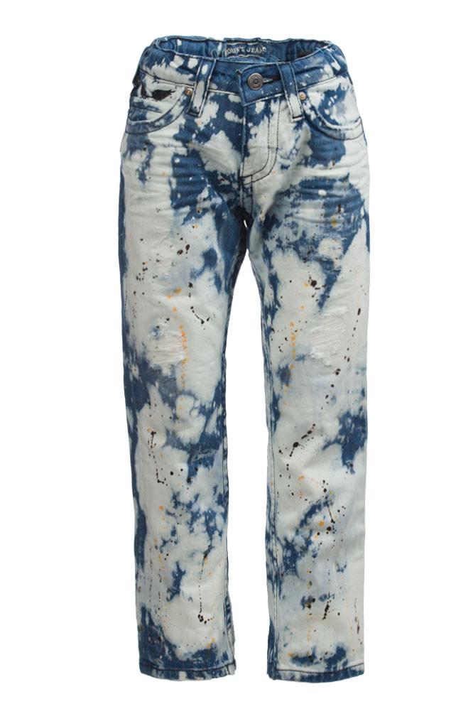 Kids Sapphire Aurora Borealis Crystal Swarovski Heaven Denim