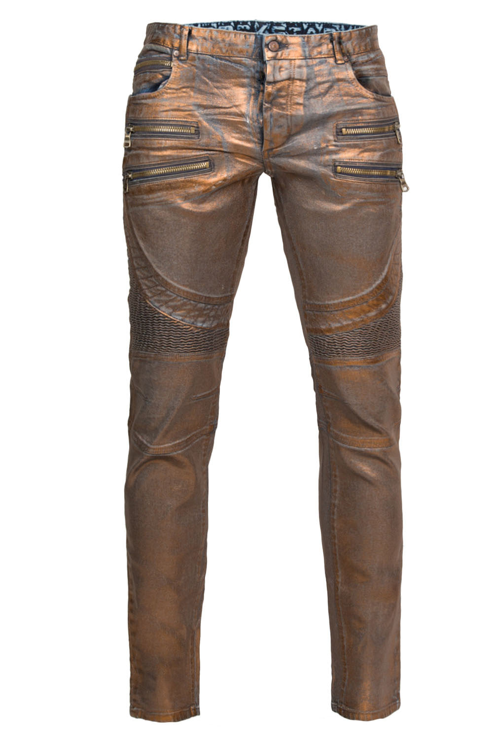 Rockstar Santino Copper Biker Denim