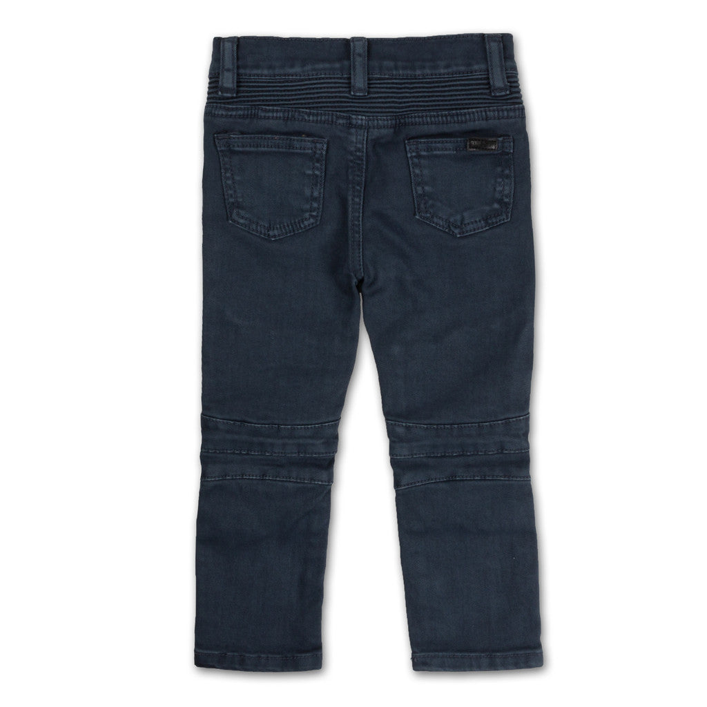 Haus of JR Navy Shores Biker Denim in navy – view 3 of 3
